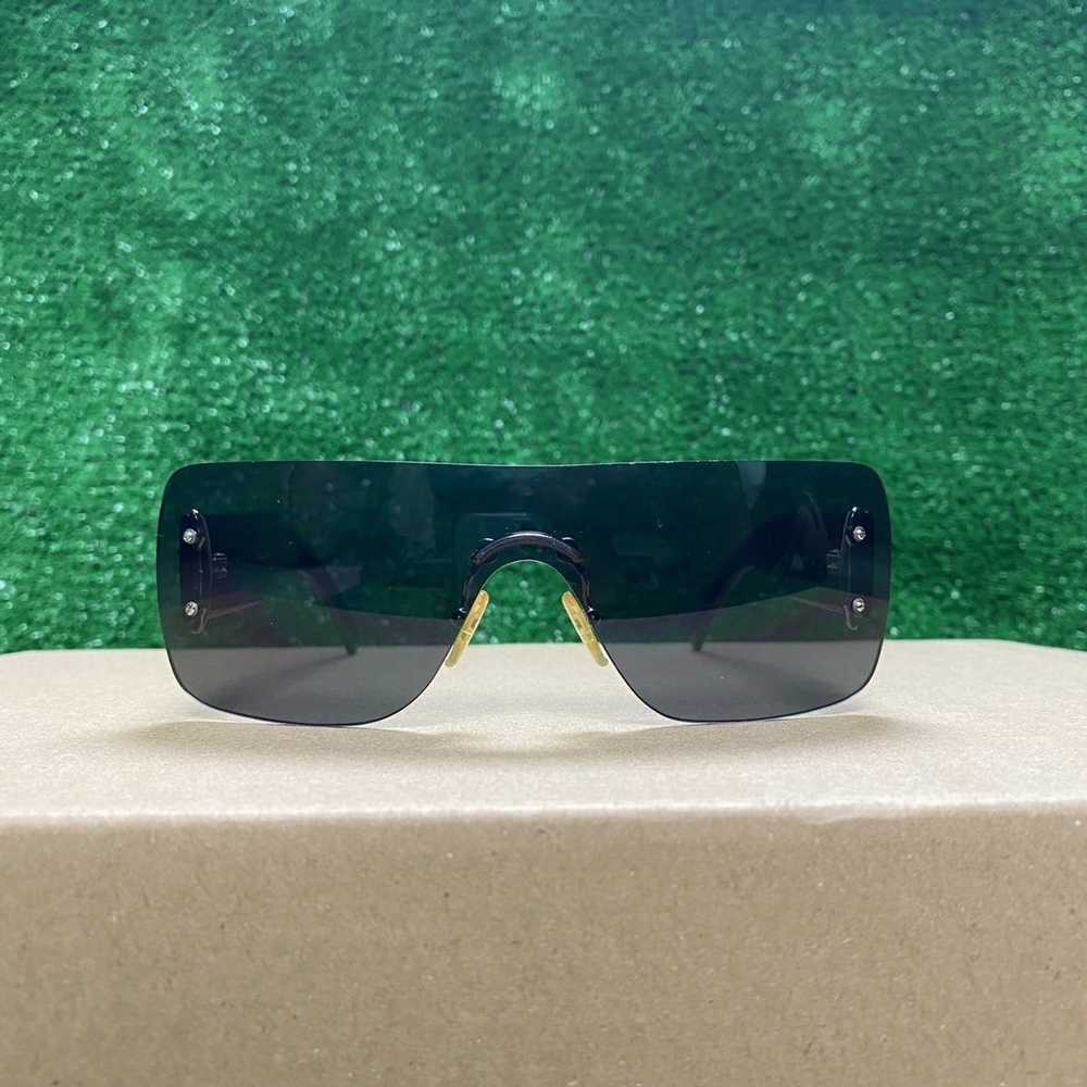 Gucci Gucci Vintage Frameless Sunglasses Rare Bla… - image 2