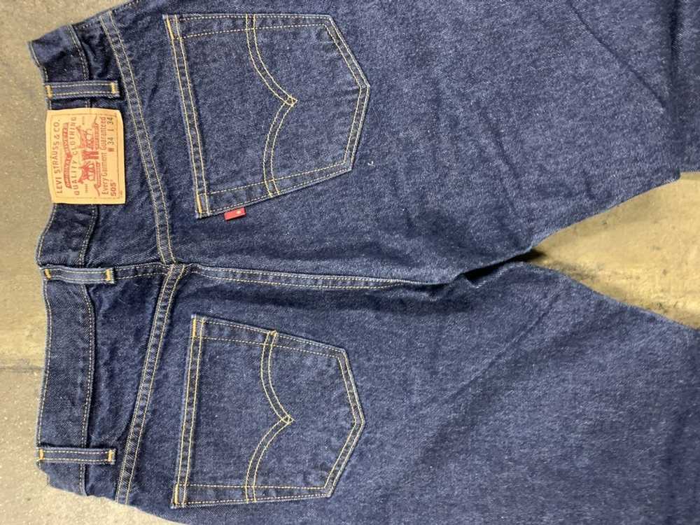 Jean × Levi's × Vintage Vintage Levi’s 505 Red Ta… - image 7