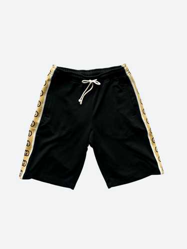 Gucci Gucci Black GG Monogram Striped Shorts - image 1