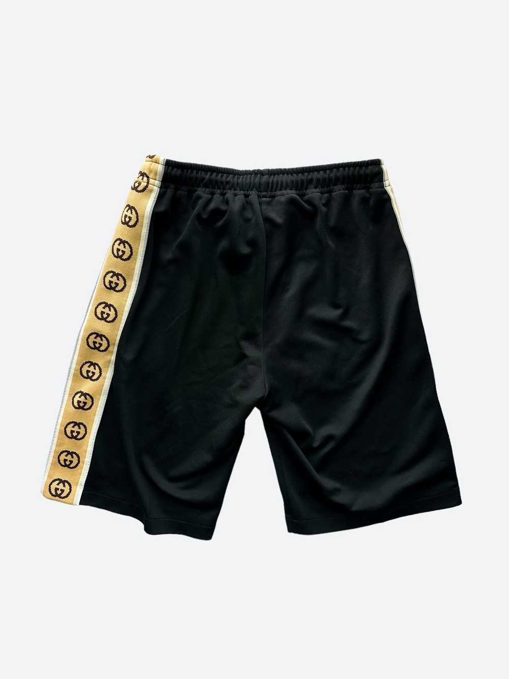 Gucci Gucci Black GG Monogram Striped Shorts - image 2