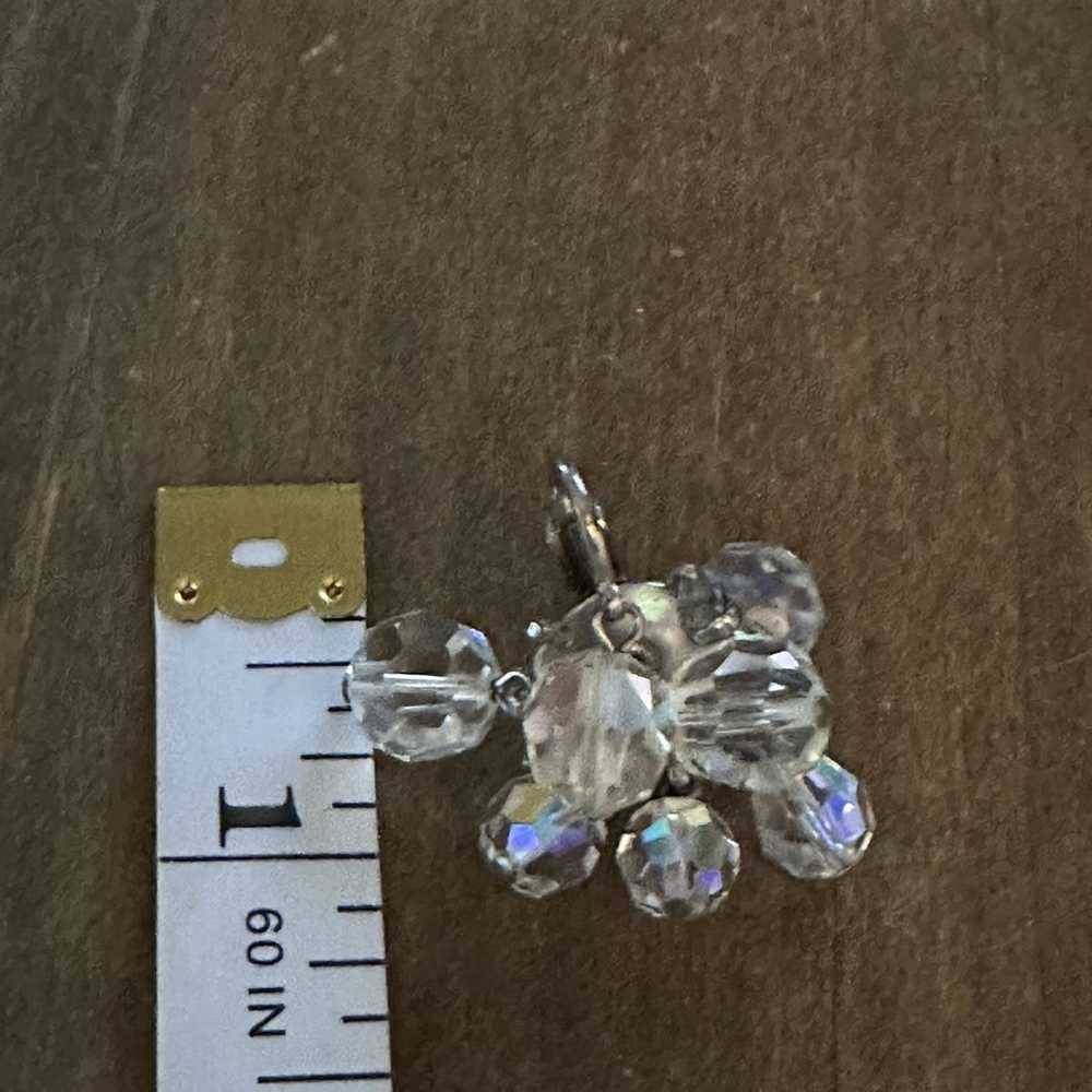 Vintage Vintage Aurora Borealis Crystal clip on c… - image 4