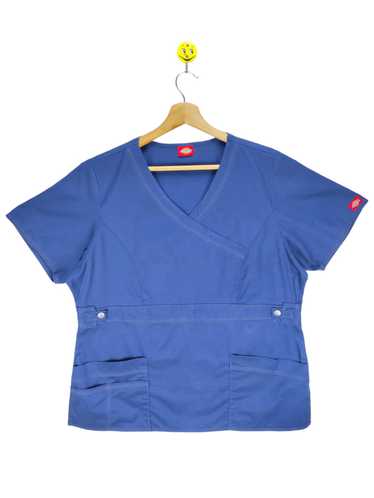 Dickies × Workers Steals🔥Dickies Blue Scrub Top … - image 1