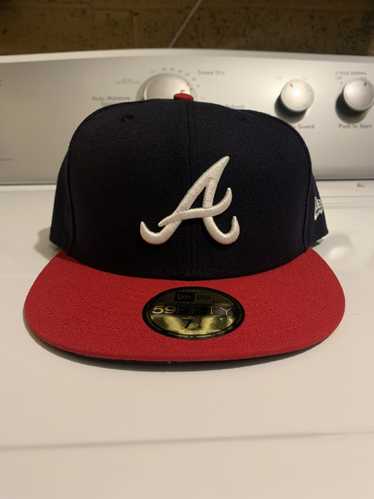 Men's Atlanta Braves New Era Navy/Red SunTrust Park Inaugural Season Patch  Authentic Collection On-Field Low Profile 59FIFTY Fitted Hat