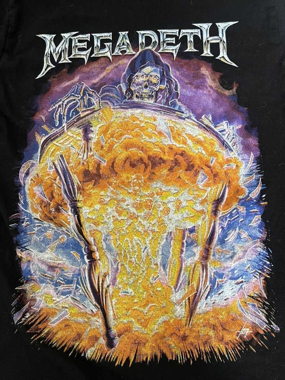 Megadeth × Streetwear × Vintage Megadeth Long Sleeve … - Gem