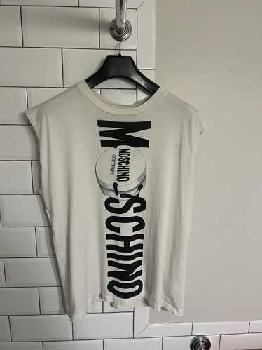 Moschino Moschino Sleeveless Muscle Logo Shirt