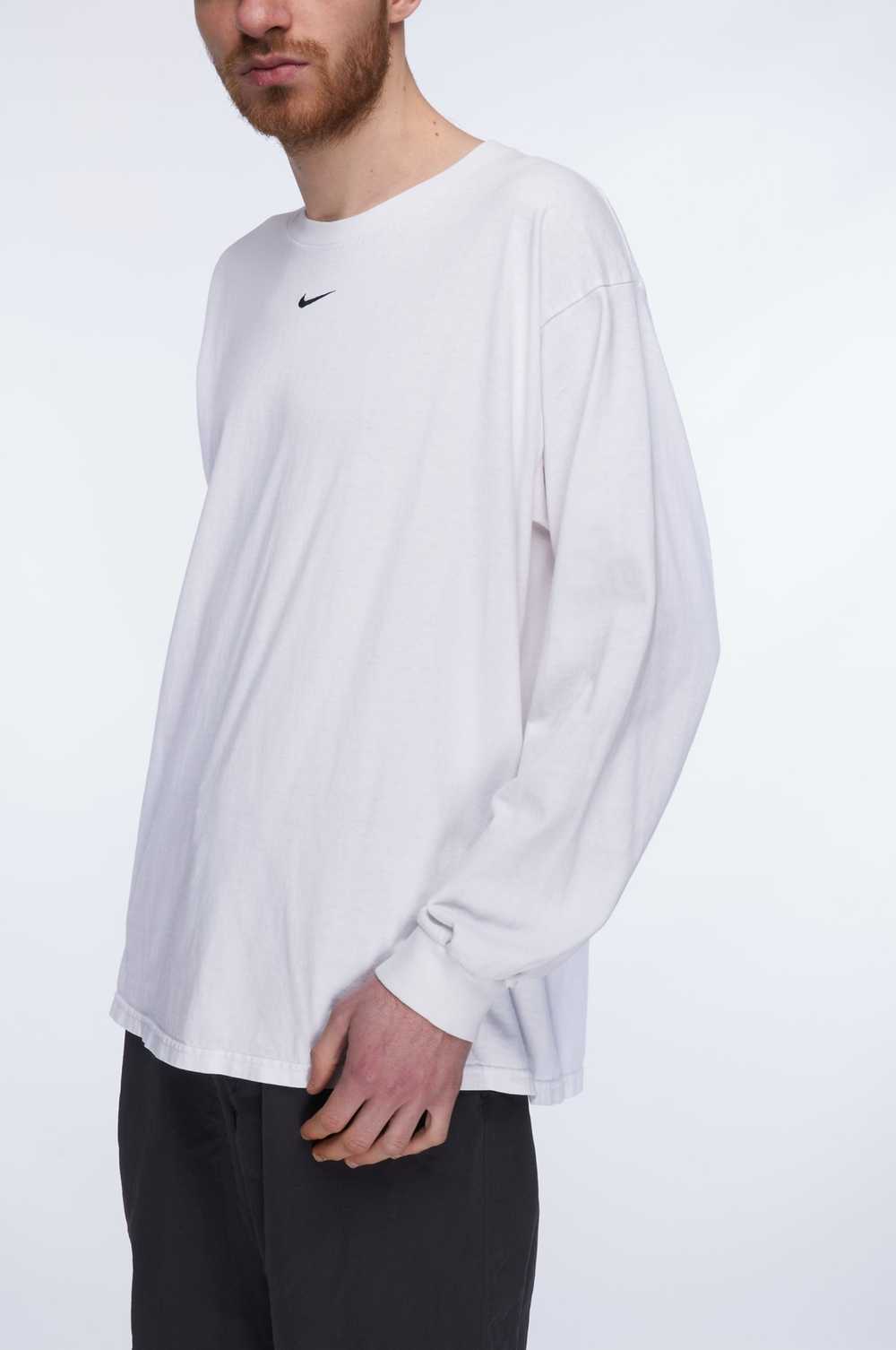 Nike NIKE Longsleeve White Men's Central Swoosh S… - image 2