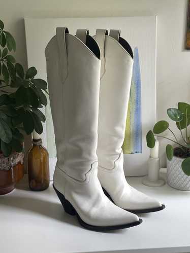 Maison margiela discount white cowboy boots