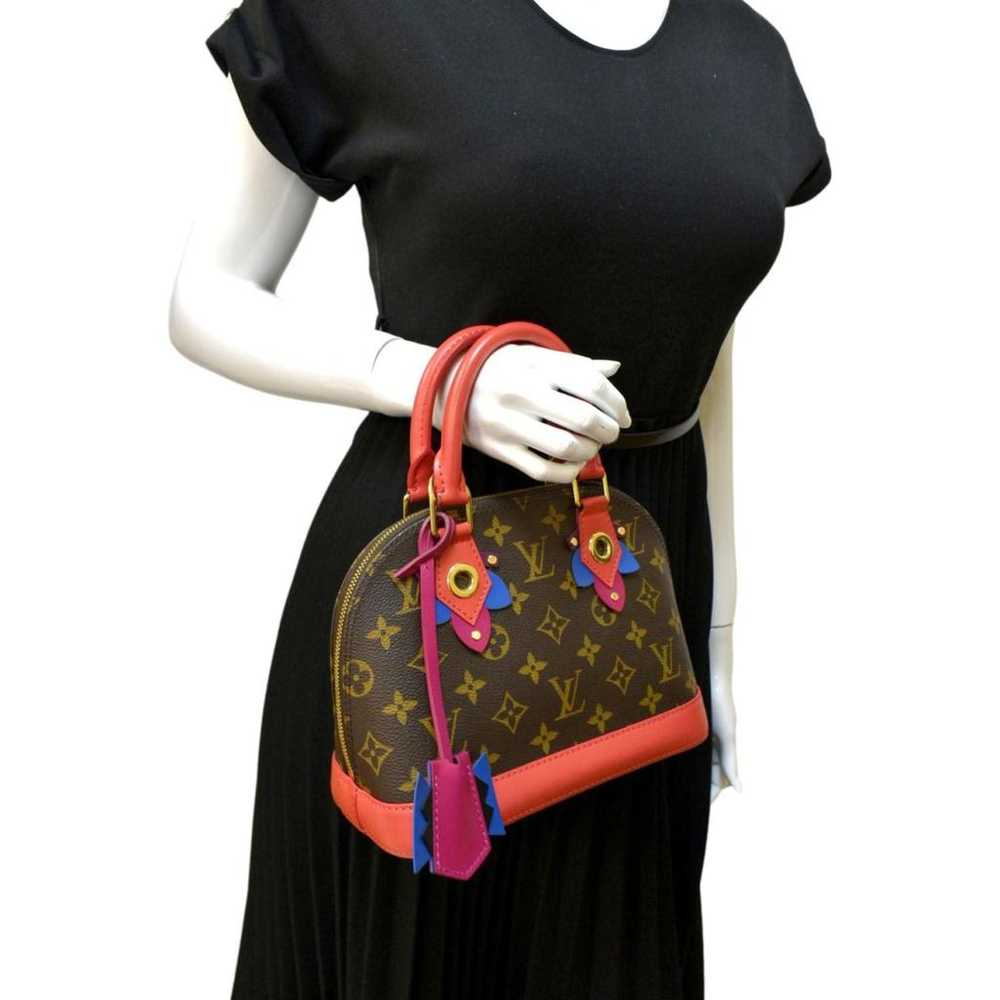 Louis Vuitton Alma Bb cloth satchel - image 3