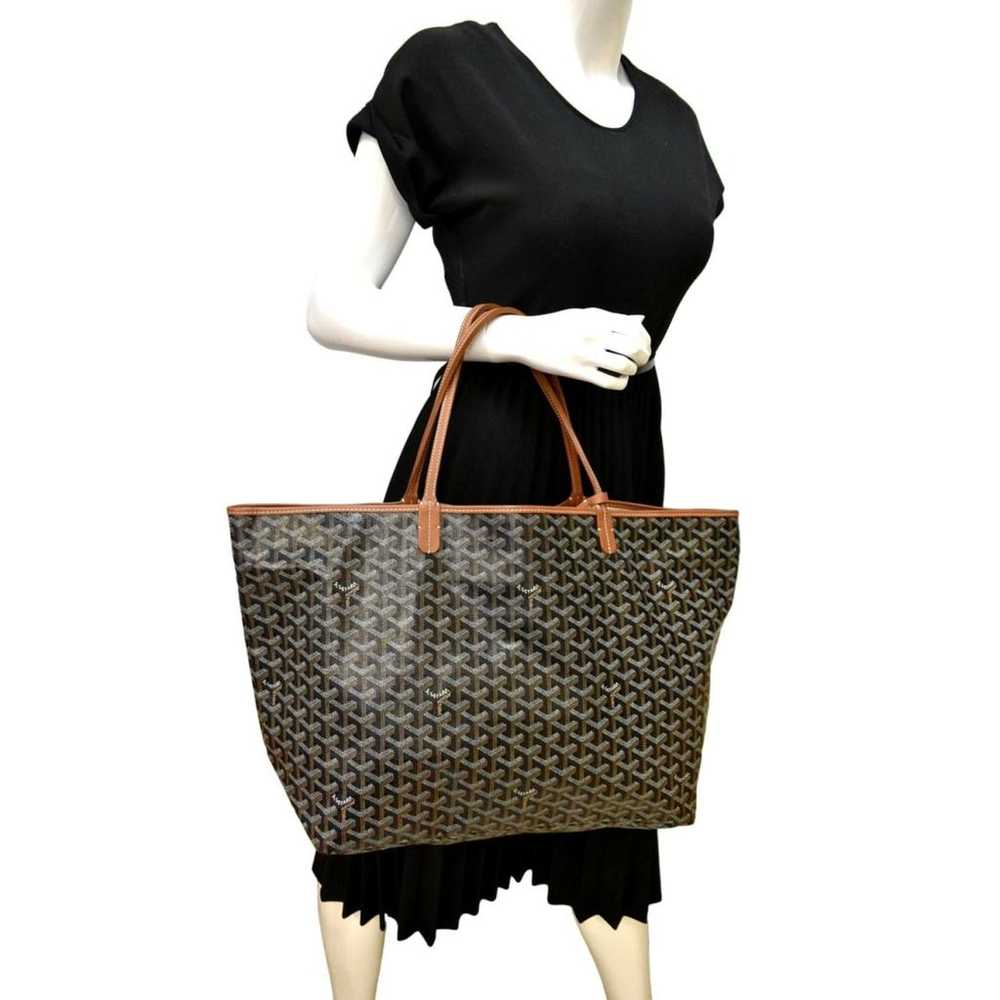 Goyard Saint-Louis cloth handbag - image 8