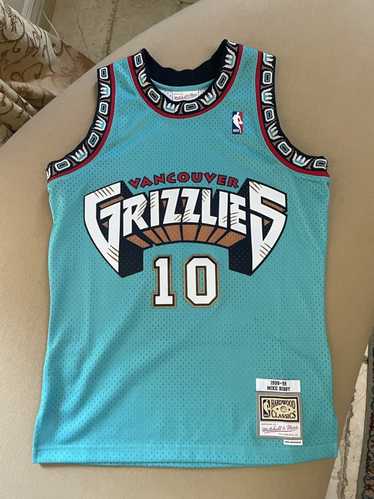 Mike Bibby Vancouver Grizzlies #10 Black Small Mitchell & Ness Jersey  NWT