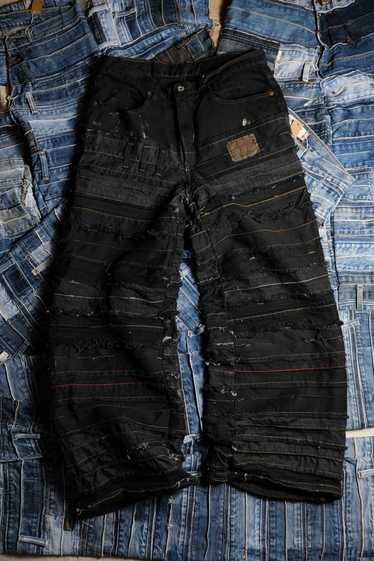 Vintage Remake Vintage Patchwork Denim Jeans - image 1