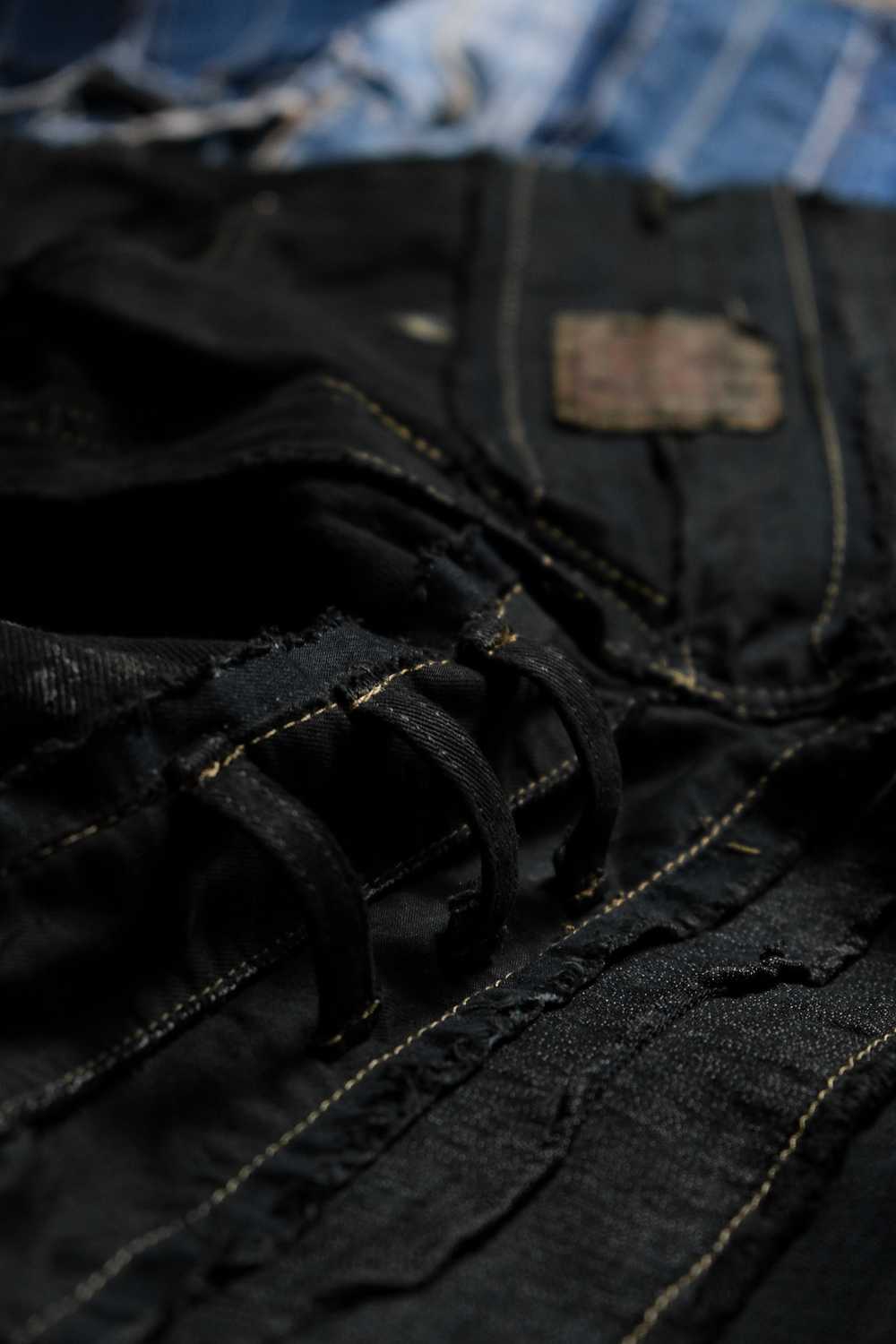 Vintage Remake Vintage Patchwork Denim Jeans - image 3