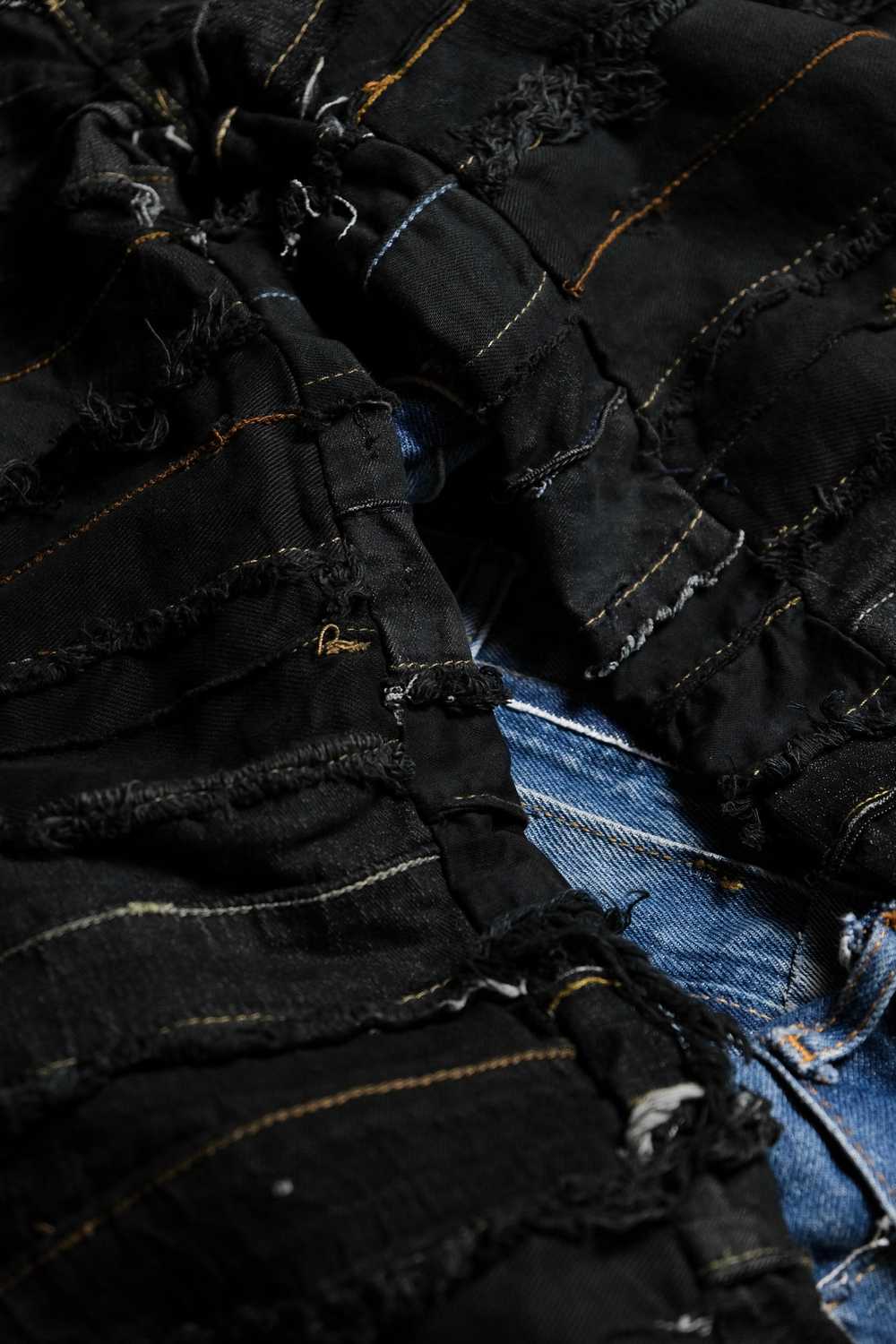 Vintage Remake Vintage Patchwork Denim Jeans - image 4