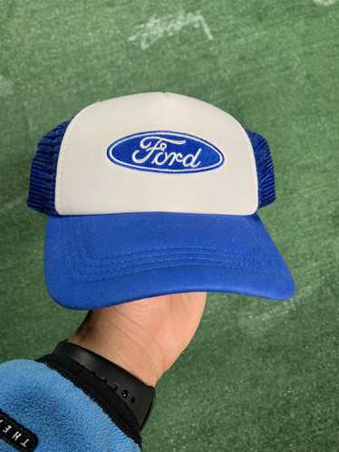 Ford × Vintage Vintage Ford Trucker Hat - Adjustab