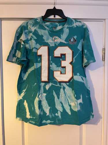 80s Vintage Dan Marino #13 Miami Dolphins NFL Football Children's Kids Toddler Silvil Jersey T-Shirt - Youth 4T