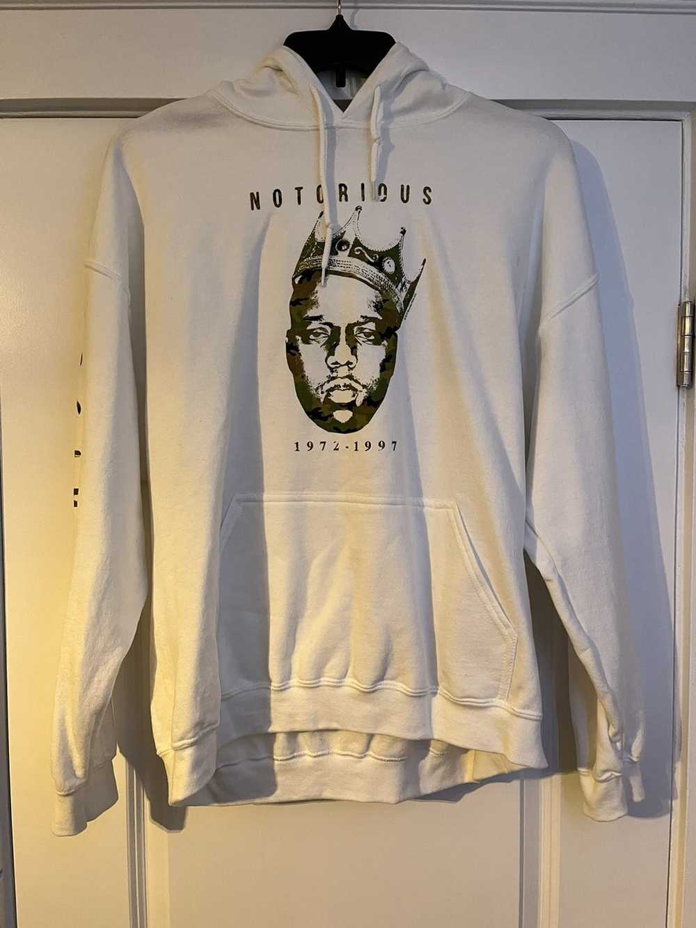 Streetwear Notorious BIG Biggie Tribute Hoodie - image 1