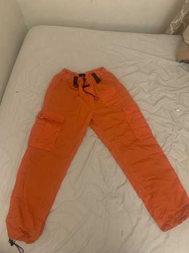 Other ORANGE NYLON CARGO PANTS