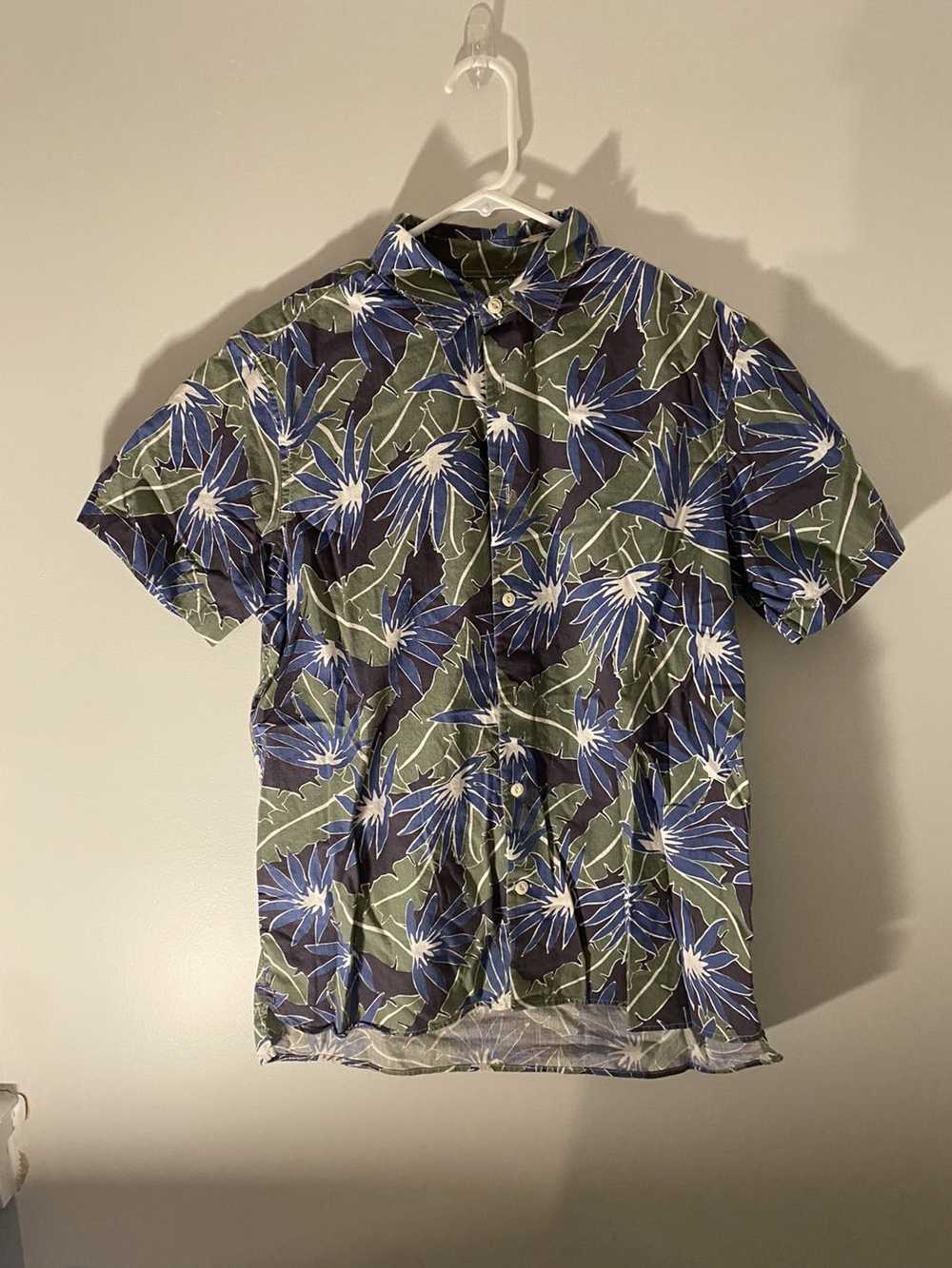 1990s Ss Bd Hawaiian Shirt Hula Girl