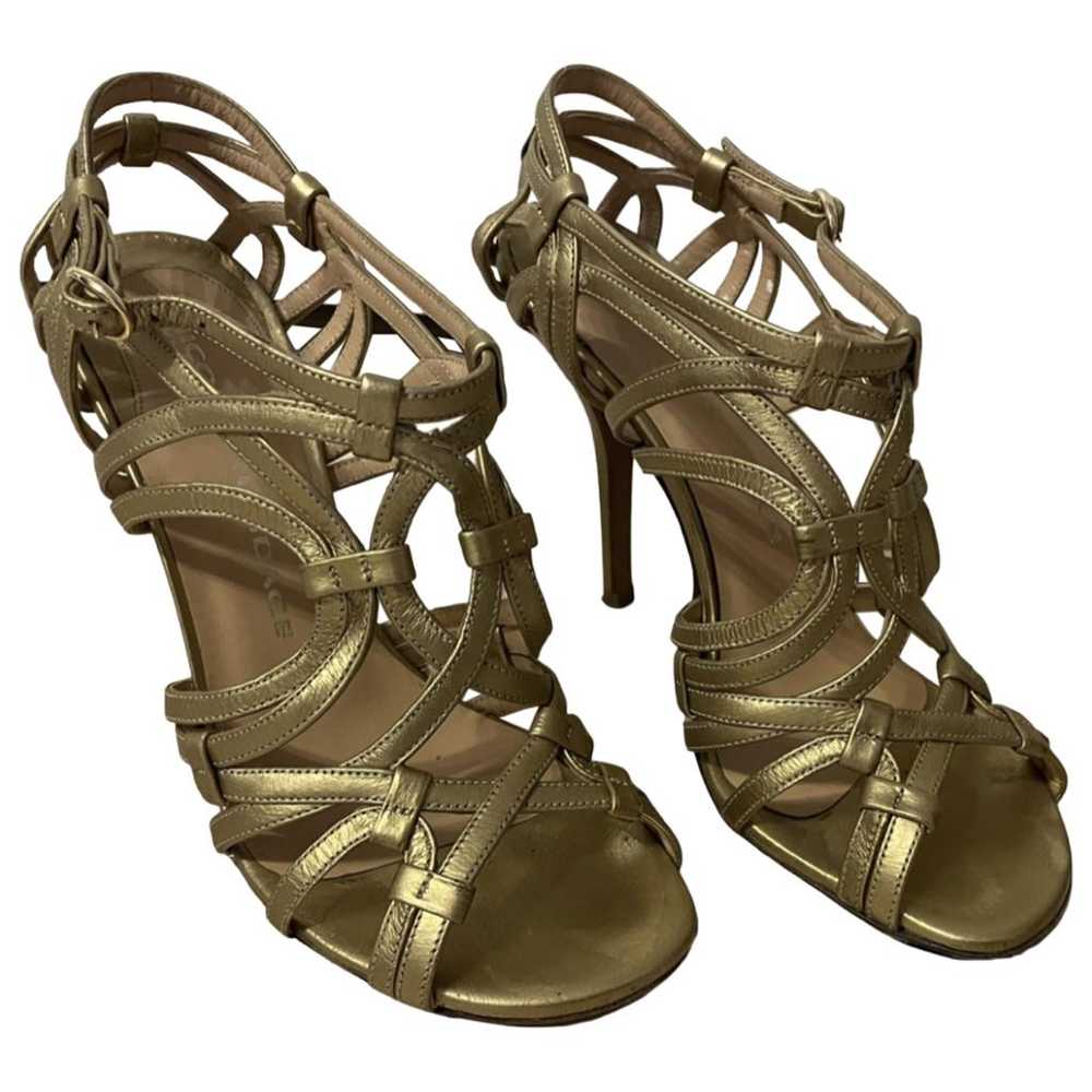 Nicole Brundage Leather sandals - image 1