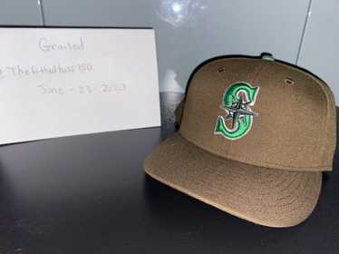 Hatstop Seattle Mariners New Era All Camel Tan/Pink Bottom Size 6 7/8