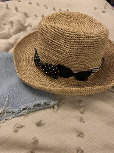 Anna Sui Straw hat with bows