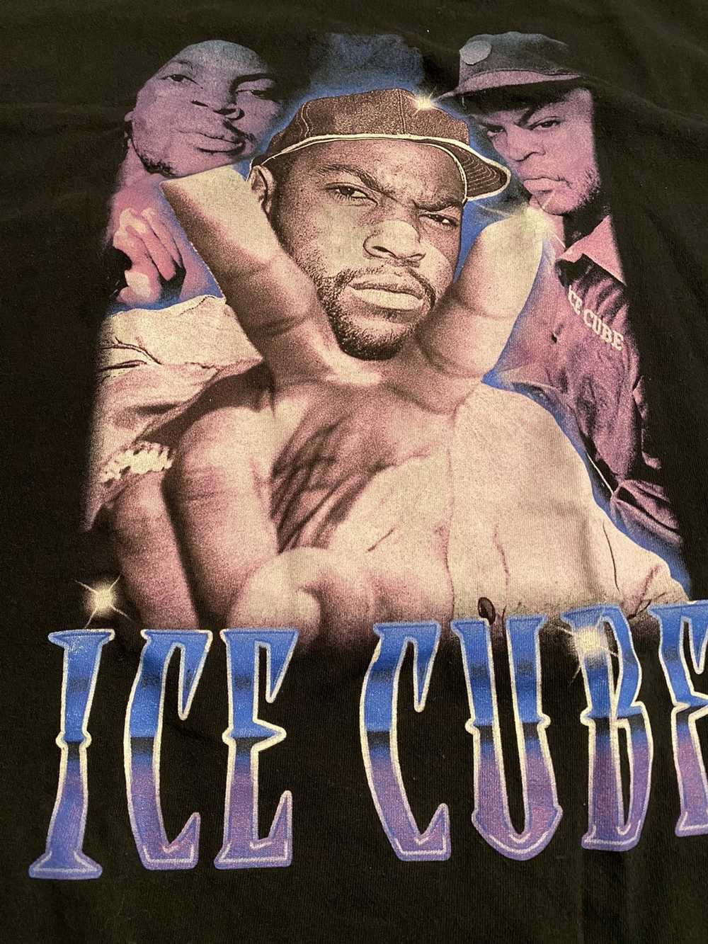 Streetwear Ice cube rap tee t-shirt hip hop Tupac… - image 2