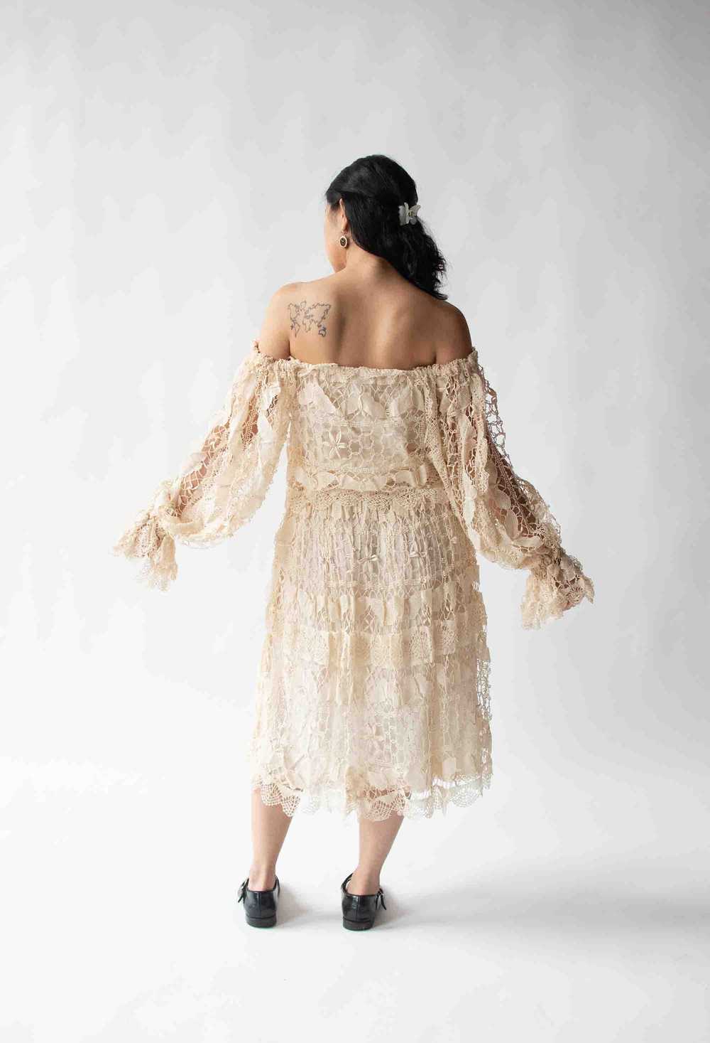 1970s Crochet Dress Set - image 4