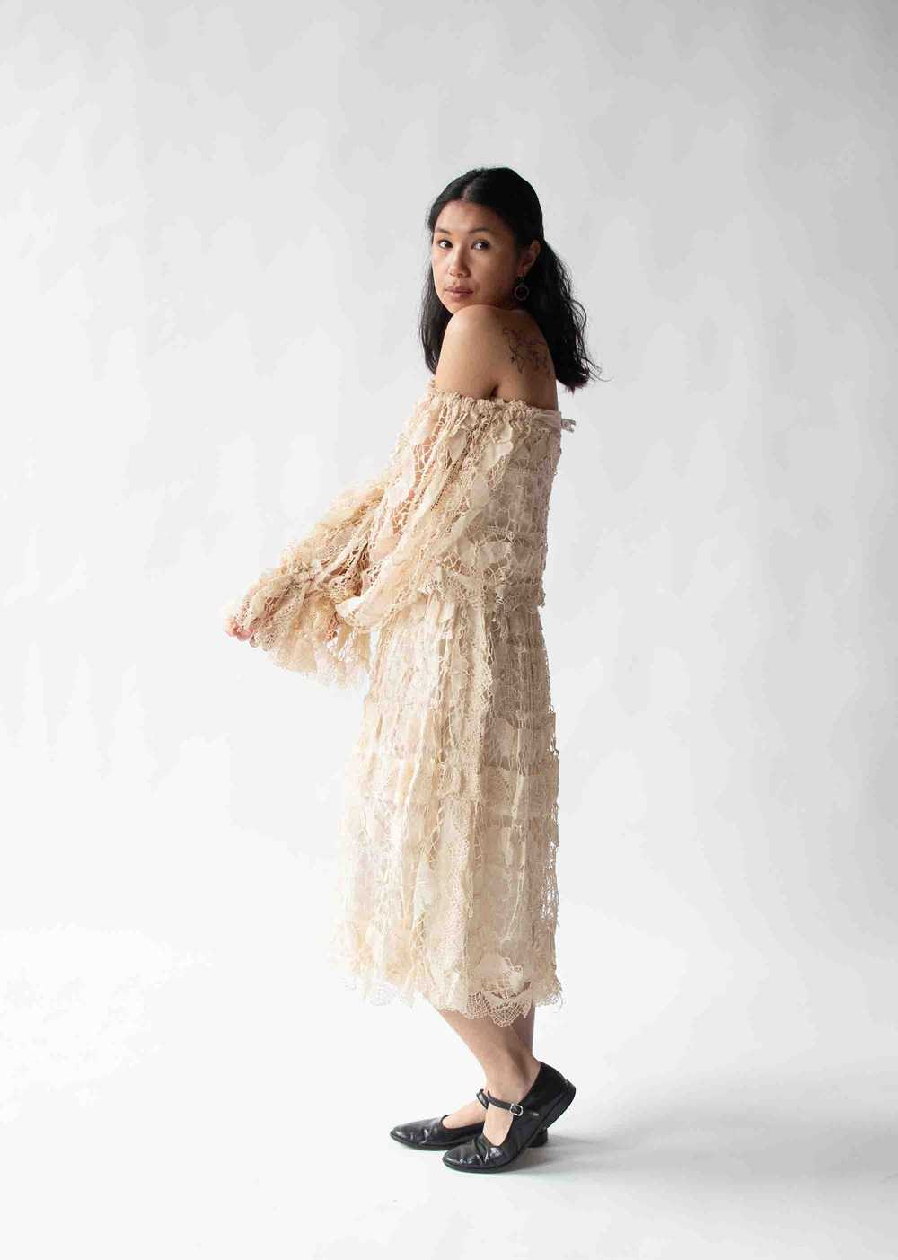 1970s Crochet Dress Set - image 5