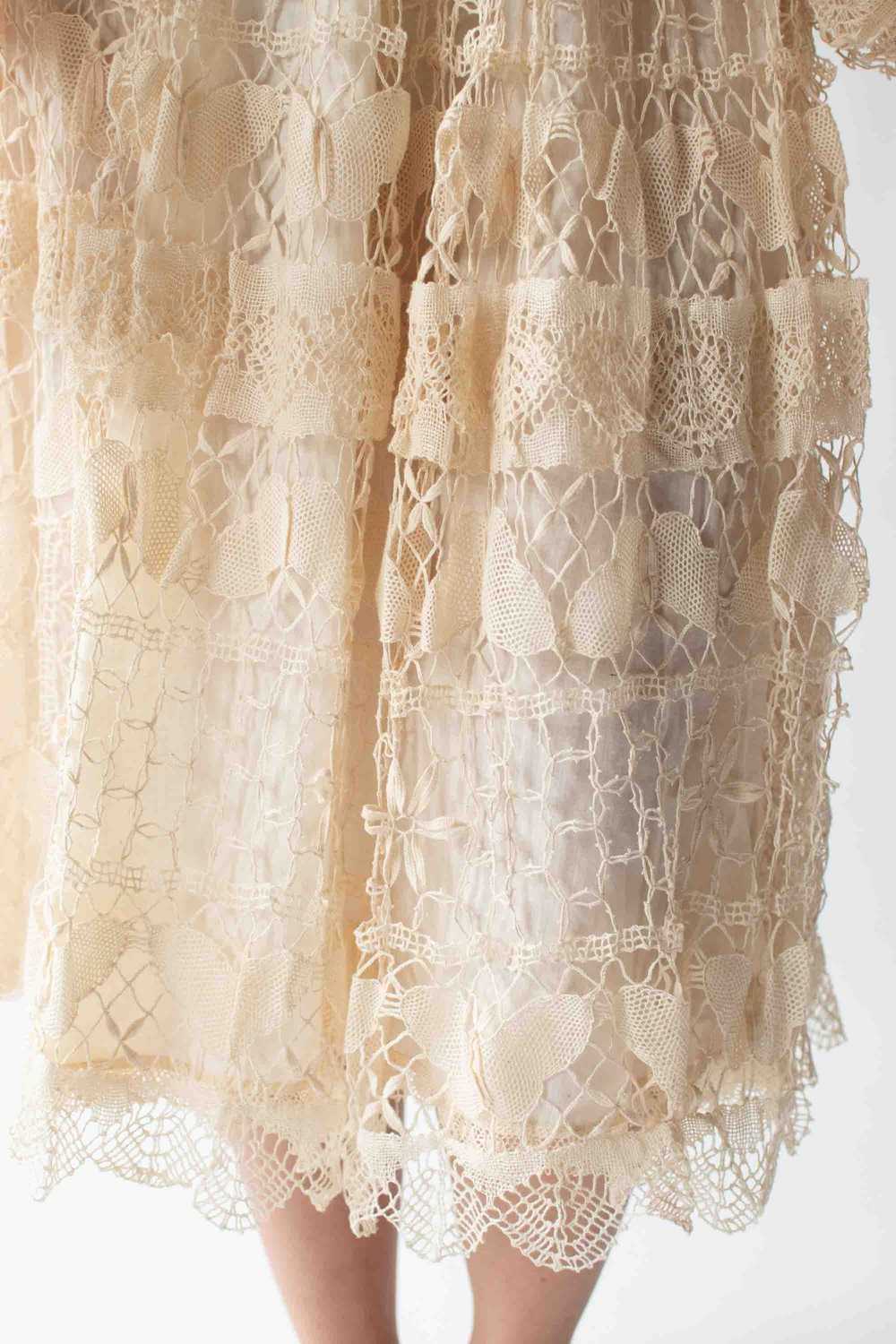 1970s Crochet Dress Set - image 7