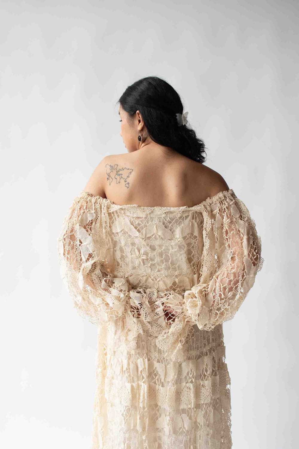 1970s Crochet Dress Set - image 8