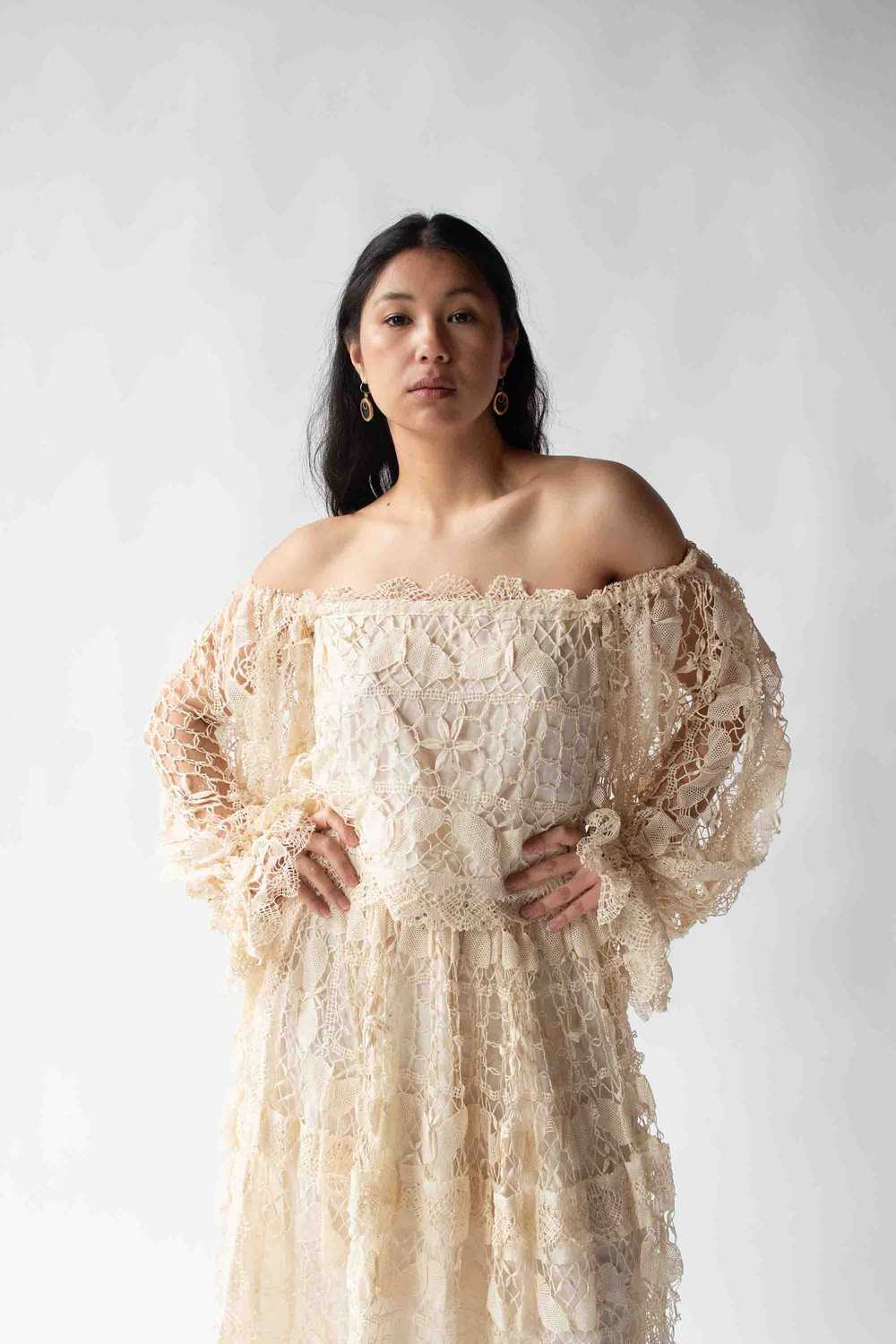 1970s Crochet Dress Set - image 9