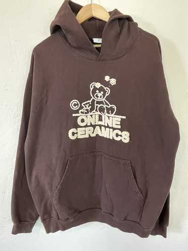 Online Ceramics Teddy Bear Logo Hoodie XL