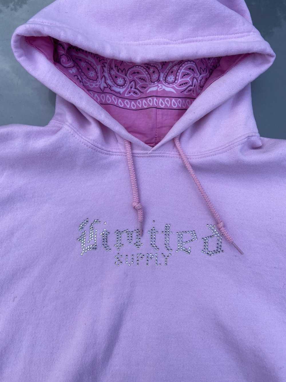 Vintage limited supply pink bandana hoodie - image 2
