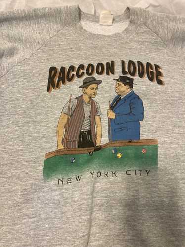 VTG 80s Sweatshirt Raccoon Lodge Pool Hall NYC hotsell