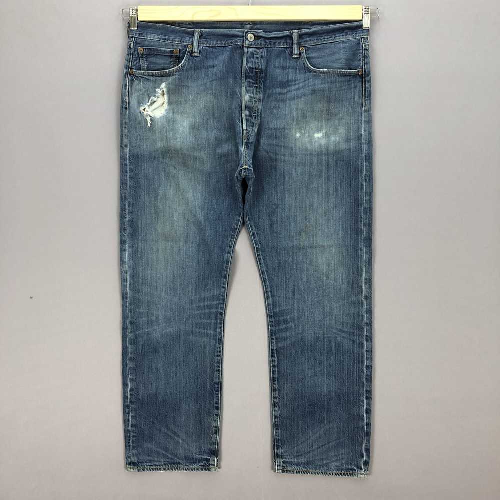 Levi's × Vintage Vintage Levis 501 Distressed Jea… - image 2