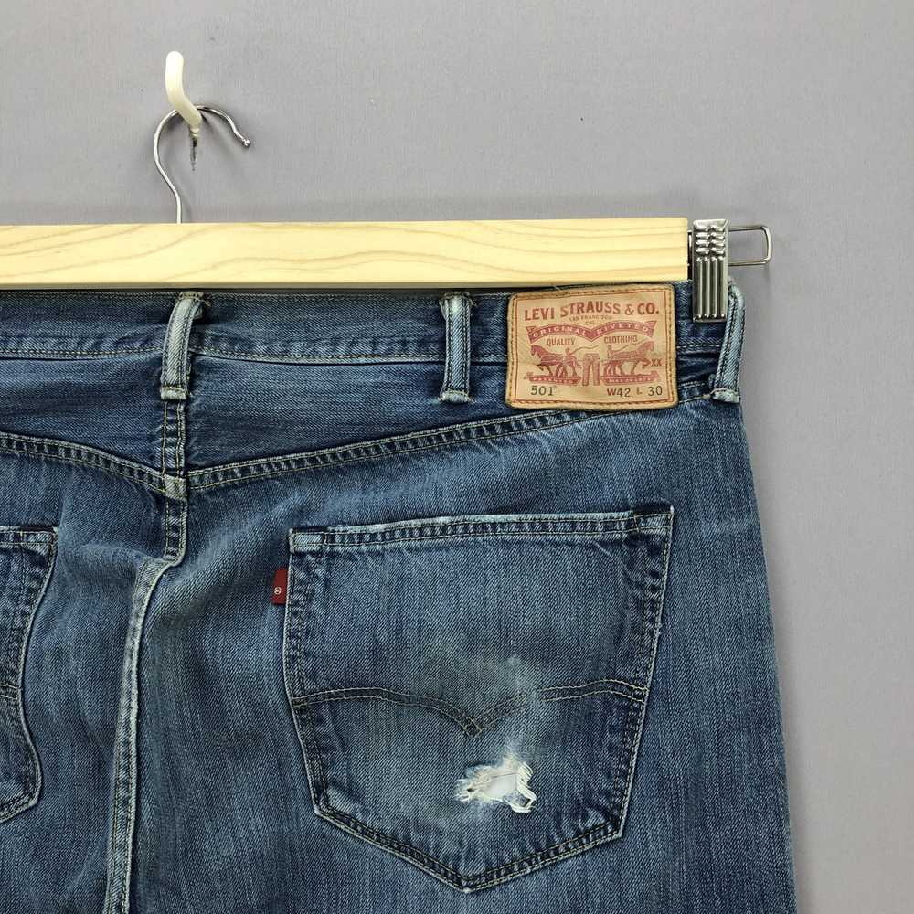 Levi's × Vintage Vintage Levis 501 Distressed Jea… - image 5