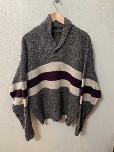 Coloured Cable Knit Sweater × Eddie Bauer × Vinta… - image 1