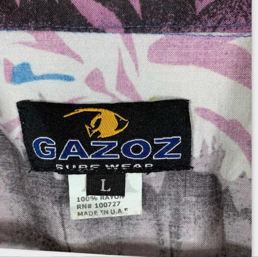 Other Vintage gadzbo cropped surf shirt blouse - image 3