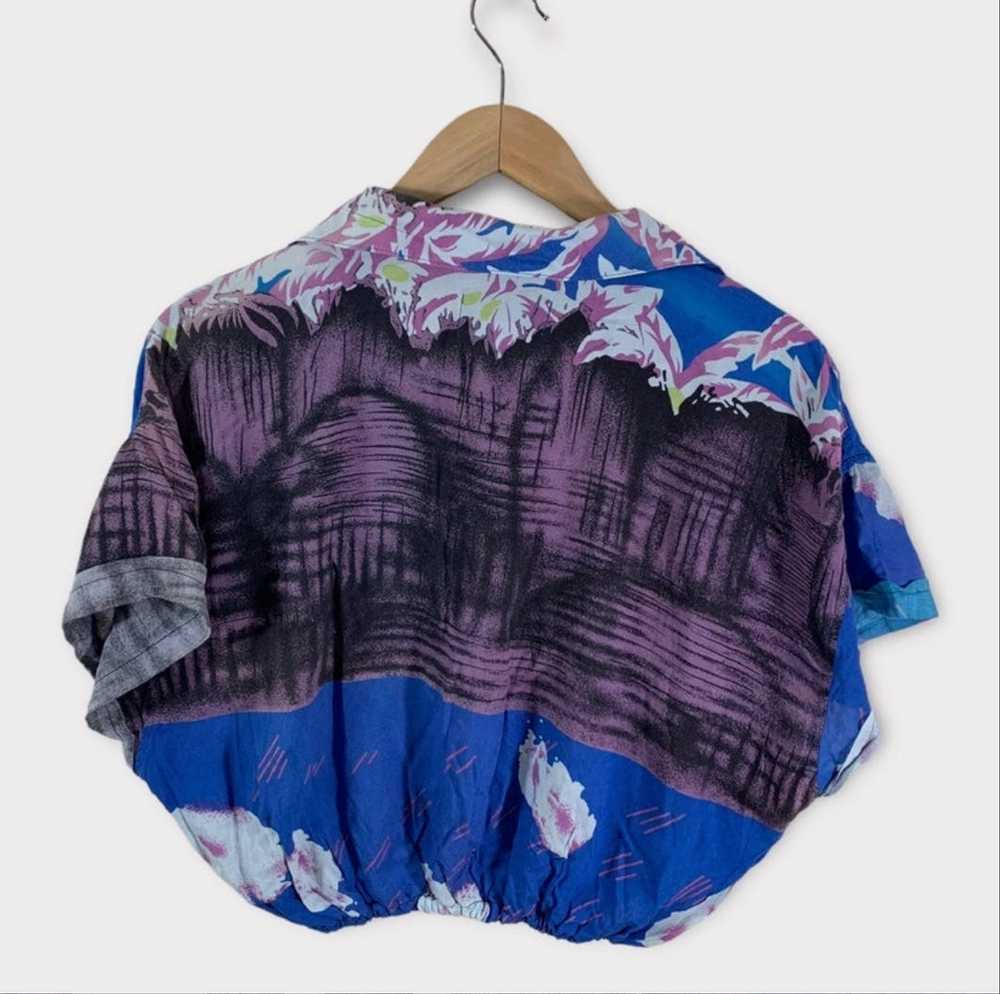 Other Vintage gadzbo cropped surf shirt blouse - image 5