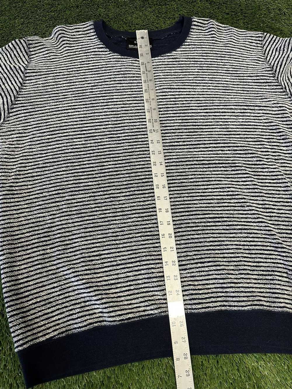 Streetwear JSP x CRTFD white/black striped hemp p… - image 4