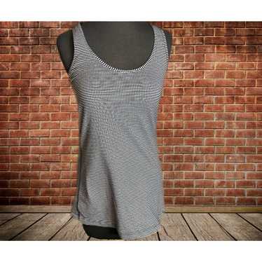 Lululemon LULULEMON COOL RACERBACK TANK NAVY/WHIT… - image 1