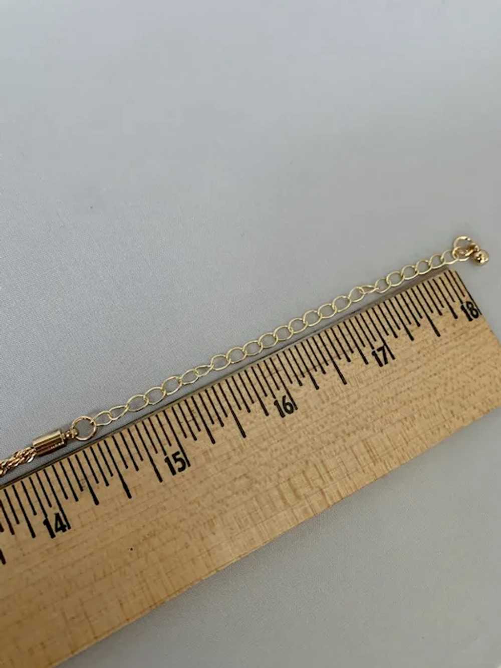 Gold Tone Rope Chain - image 6