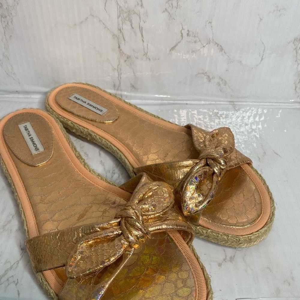 Tabitha Simmons Tabitha Simmons Sandals Metallic … - image 5