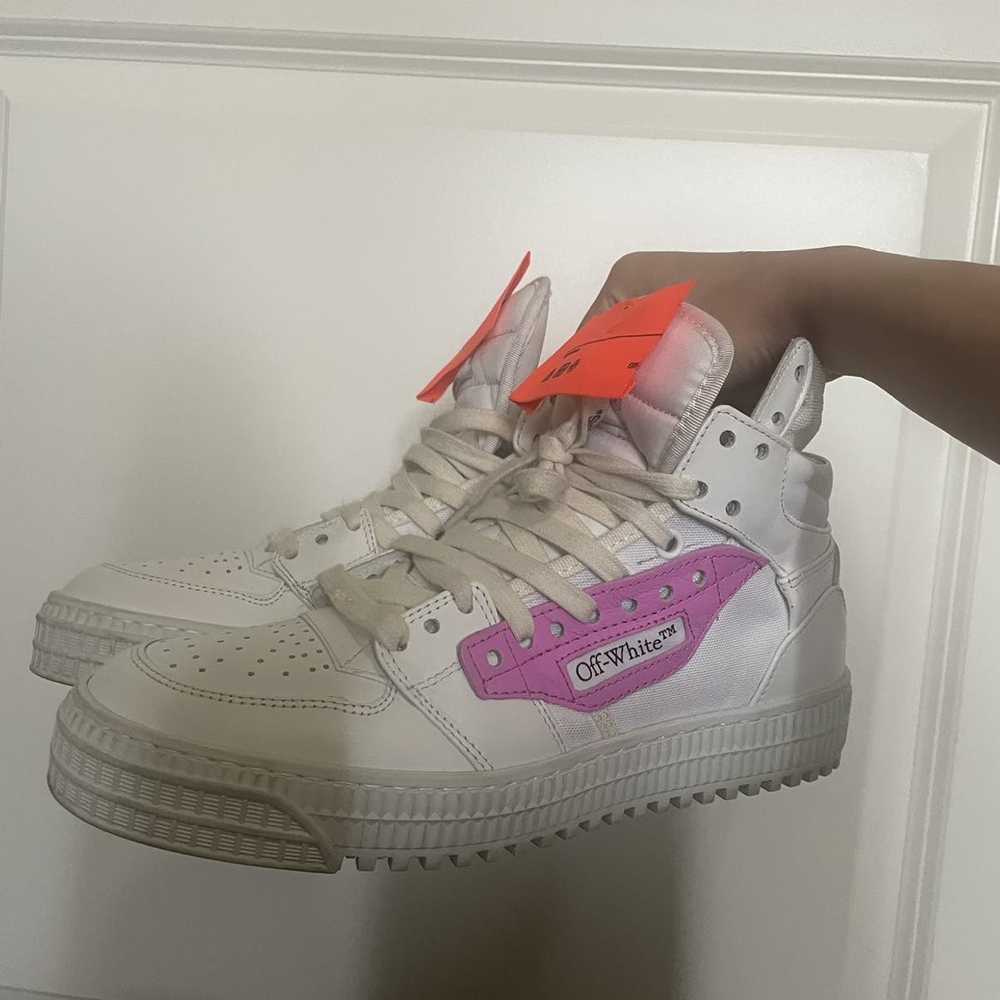 Off-White White & Pink Off-White Cup Sole 3.0 - image 1