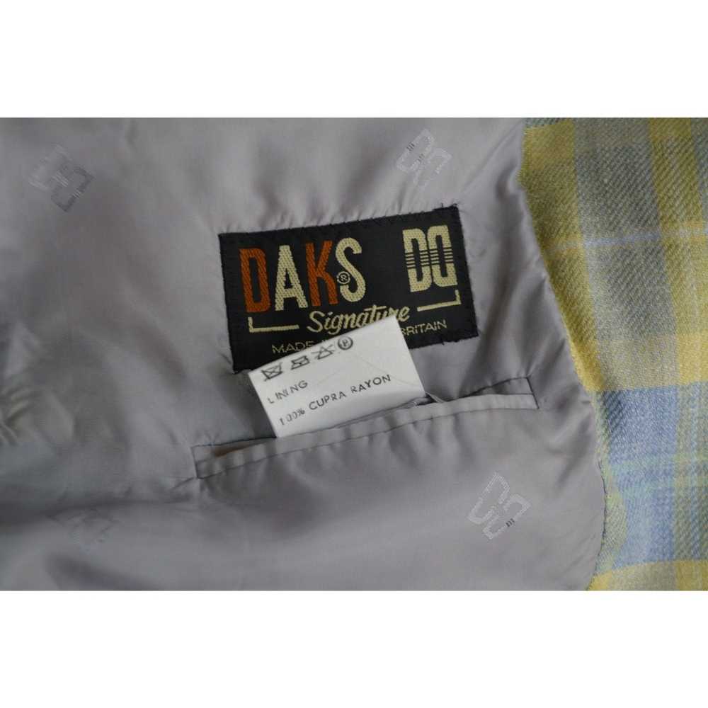 Daks London Daks womens plaid blazer size L - image 5