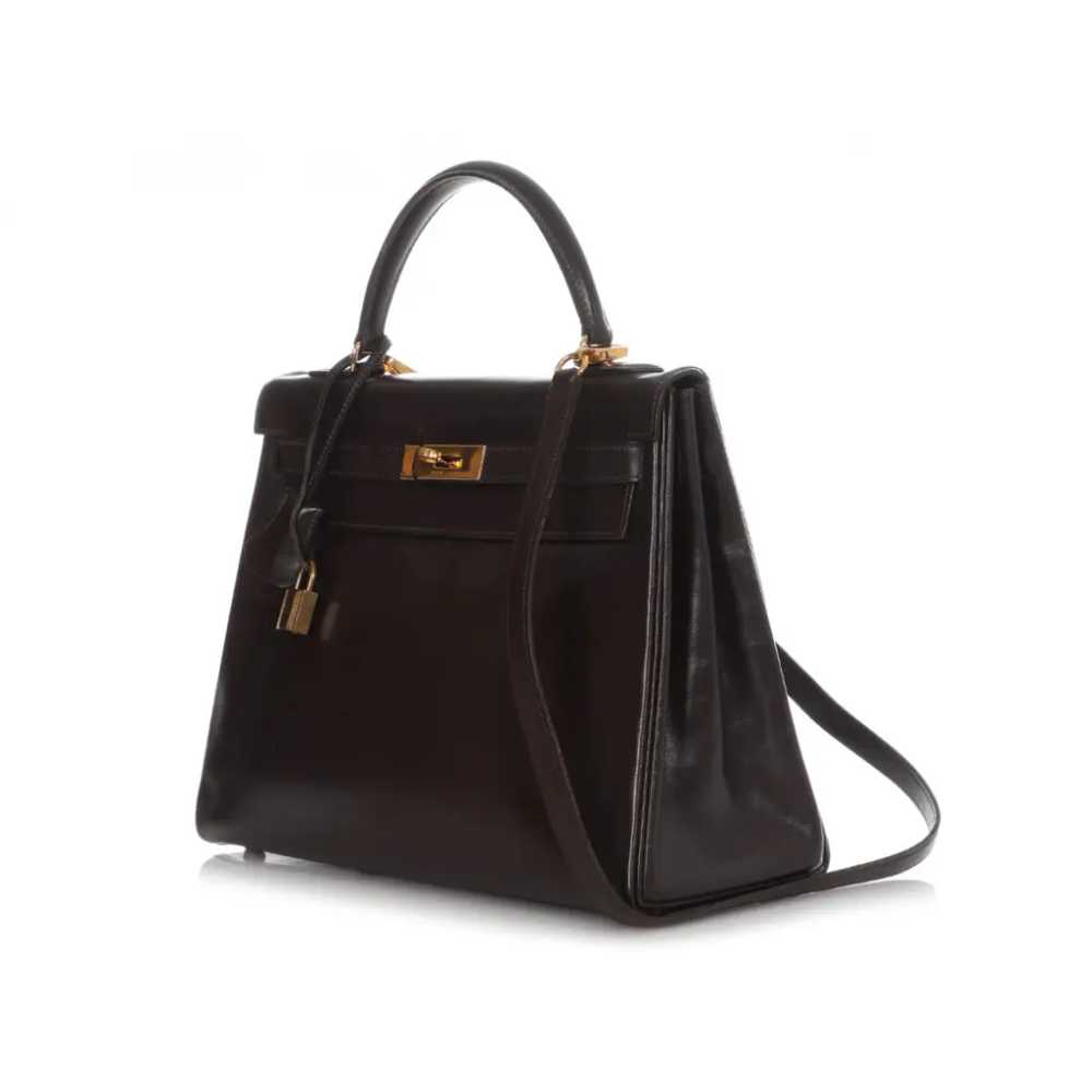 Hermès Kelly 32 leather satchel - image 5