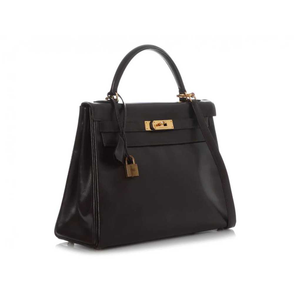Hermès Kelly 32 leather satchel - image 7