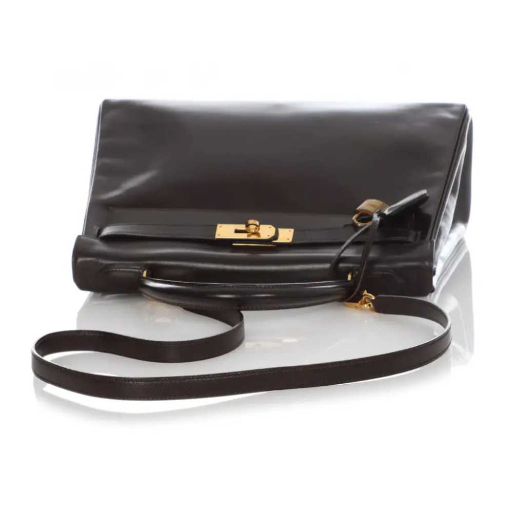 Hermès Kelly 32 leather satchel - image 9