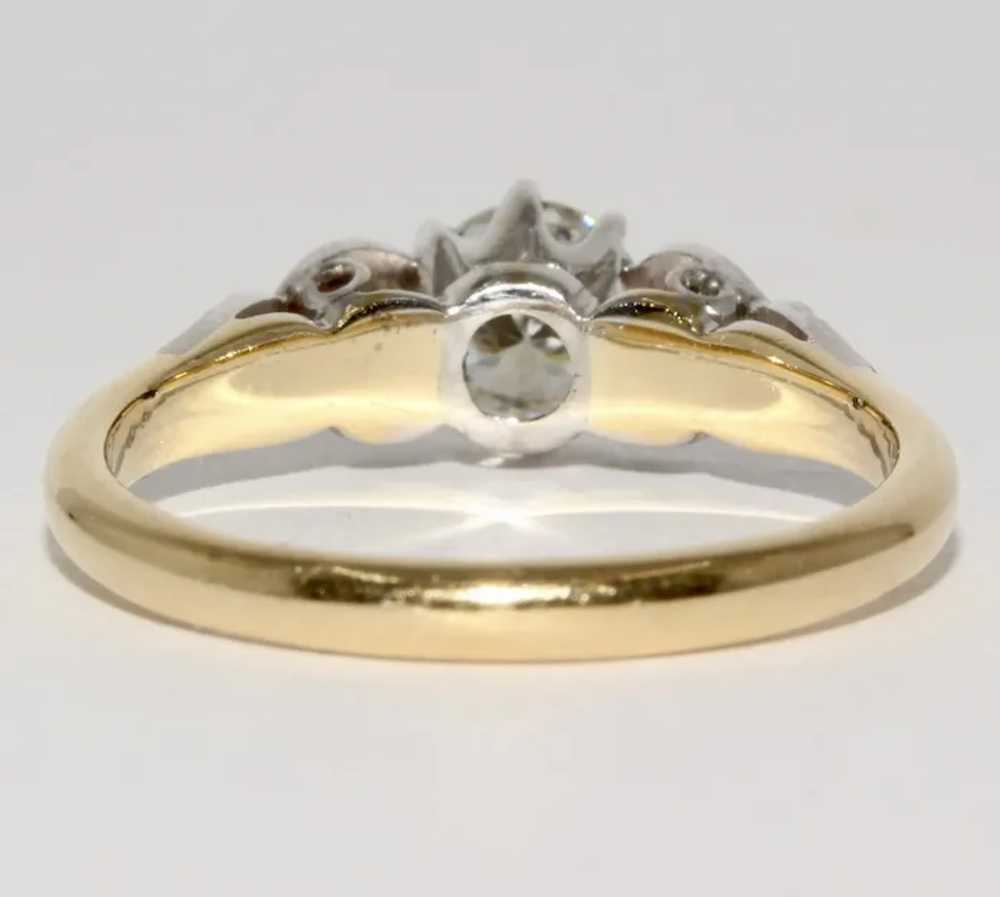 Art Deco English Diamond Solitaire Engagement Ring - image 6