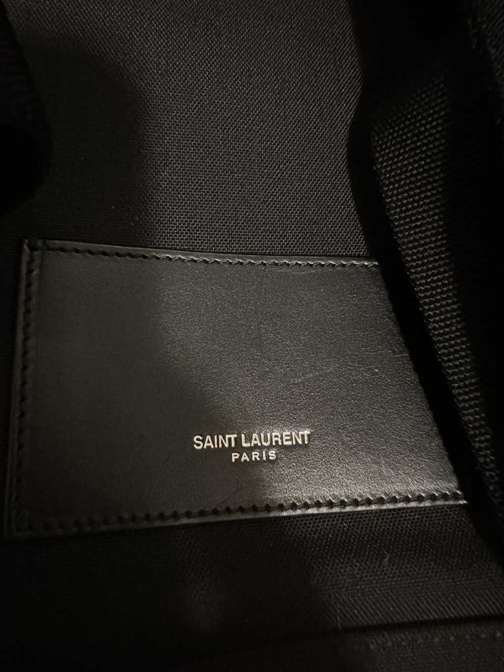 Yves Saint Laurent YSL City Robot-Print Canvas Ba… - image 8